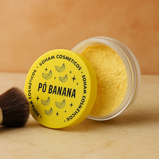 Kit com 6 Pós Faciais Banana