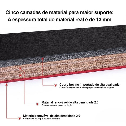 Cinto de Musculação em Couro