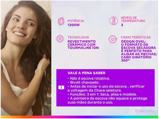 Escova Secadora Mondial